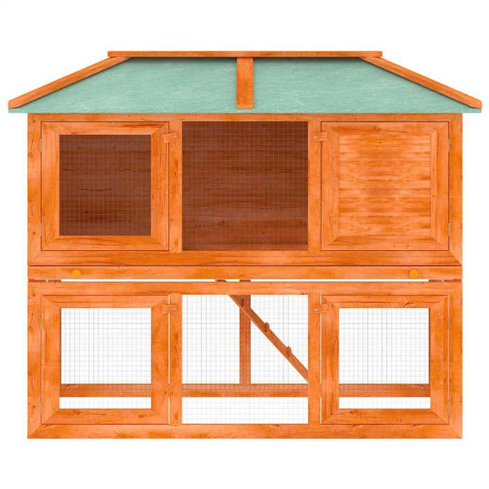 Maison Exclusive - Cage double pour animaux Bois