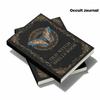 Witchcraft Spell Book Vintage Leather Look with Customizable Cover for Halloween Cosplay and RPG Blank Pages