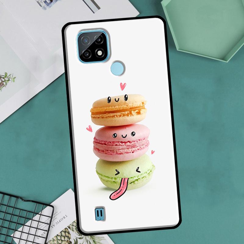 Десерт торт макароны милый для OnePlus 10 Pro 9 Pro 8T 9R Nord2 чехол для Realme 9 8 Pro 8i 9i C35 GT Neo 2 3 Master