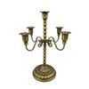 Candlestick Holder with Scrollwork Tabletop Taper Candle Metal Candelabra