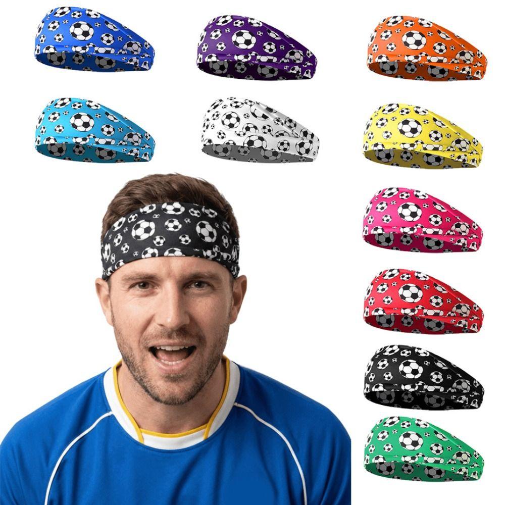 Elastic Yoga Headband Adjustable Sport Headscarf Sweatband Soccer Bandana Unisex