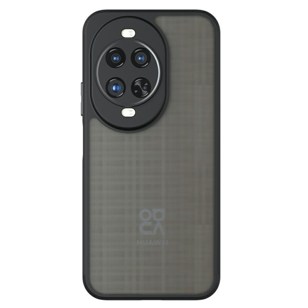 For Huawei nova 14 Ultra 5G Case Skin-Touch TPU+PC Matte Phone Shell,Transparent Black