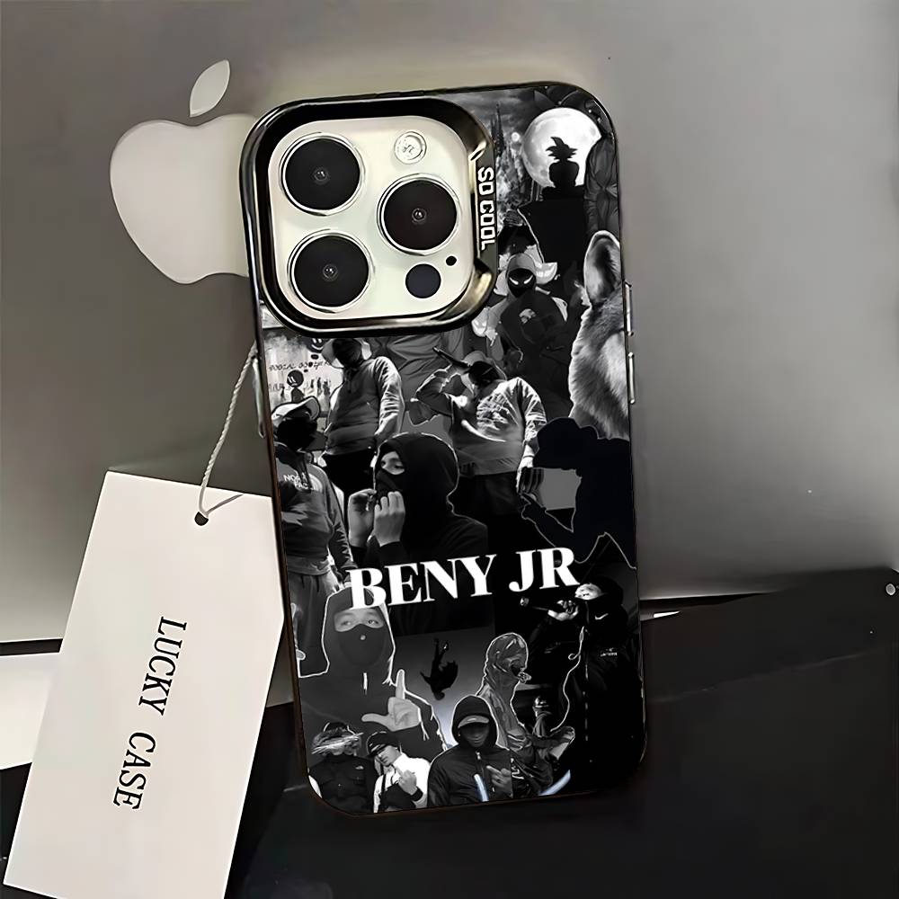 B-Beny Jr LowFlyer Phone Case For iPhone 17,16,15,14,13,12,11,Pro,XS,Max,Plus,Mini,SE4,E Black Matte Shockproof Cover