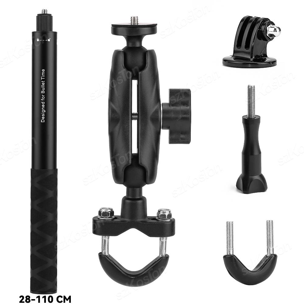 Крепление для камеры на мотоцикл для Insta360 X4, аксессуары, держатель для экшн-камеры, руль для мотоцикла и велосипеда для GoPro 13 12 11 10