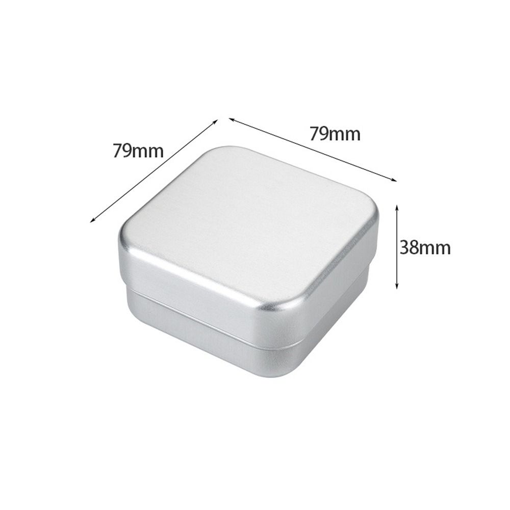 Double-layer Aluminum Soap Box Portable Square Storage Container Travel Water Filter Soap Box