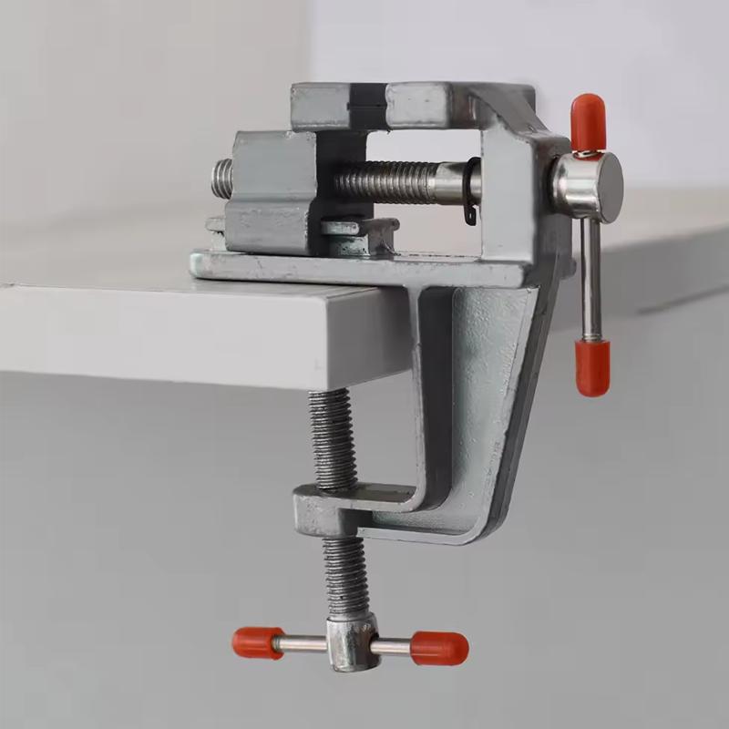 30mm Mini Aluminum Alloy Vise Table Vise Aluminum Alloy Vise Mini DIY Household Flat Table Vise