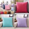 Luxurious Pure Color Cotton Linen Throw Pillow Cover For Home Office Sofa Decor
