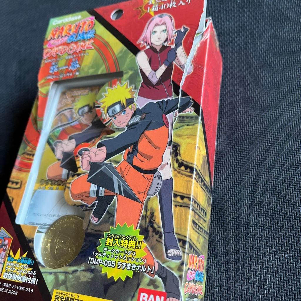 Used NARUTO Shippuden Card Game Act 1 The Threat Approaching Sunagakure Fully Assembled Starter BOX [Opened]