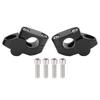 78in Handlebar Risers CNC Aluminum Alloy Universal Motorcycle Modification AccessoryBlack