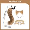 Cosplay Costume Ears Tail Headband Set for Adults And Kids Features Soft Comfortable Material
