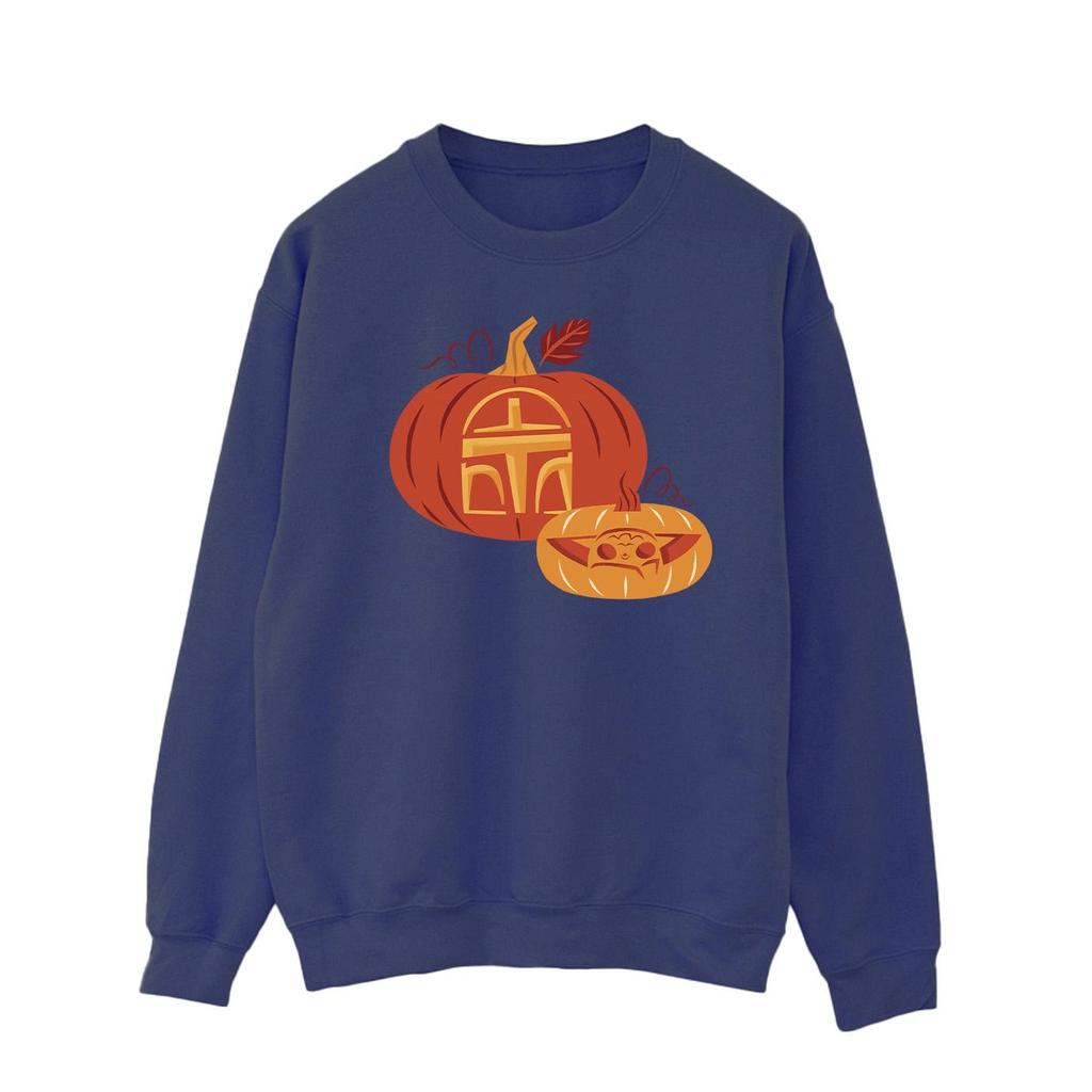 Мужская толстовка с тыквой «Мандалорец из «Звездных войн»»