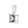 Серебряная подвеска с мистик топазом 0.5ct (2203766)