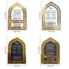 Spiritual Wall Art Key Organizers Durable Acrylic Key Chain Hanger with Spiritual Reminder for Muslim Homes Use