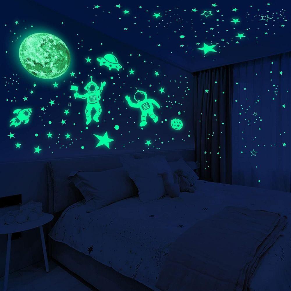 Star Glow in The Dark Stars PVC Nighttime Starry Sky Wall Decal New Wall Stickers for Bedroom  Room