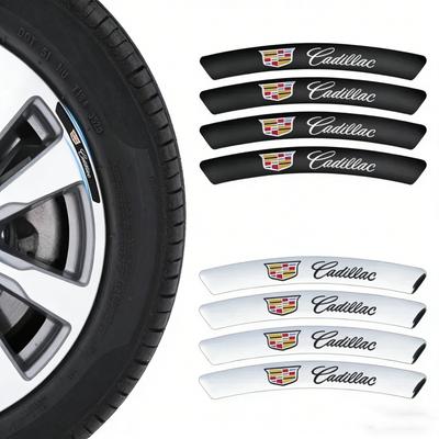 4 шт./комплект Наклейки на диски колес автомобиля для XT4 CT4 CT5 ATS CTS Escalade Seville SLR STS EXT Coupe Автоаксессуары