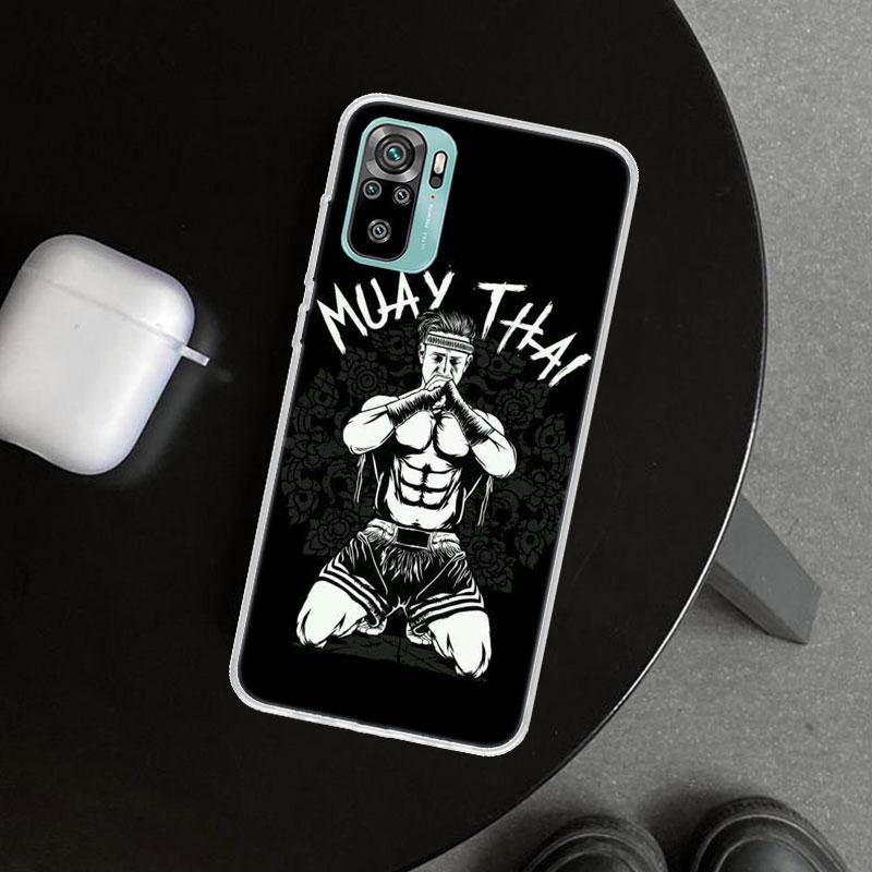 Muay Thai Fight Boxing Phone Case Cover for Xiaomi Redmi Note 15 14 13 12 11 Pro Plus 14S 12S 11S 11T 11E 10S 10 Customized Fund