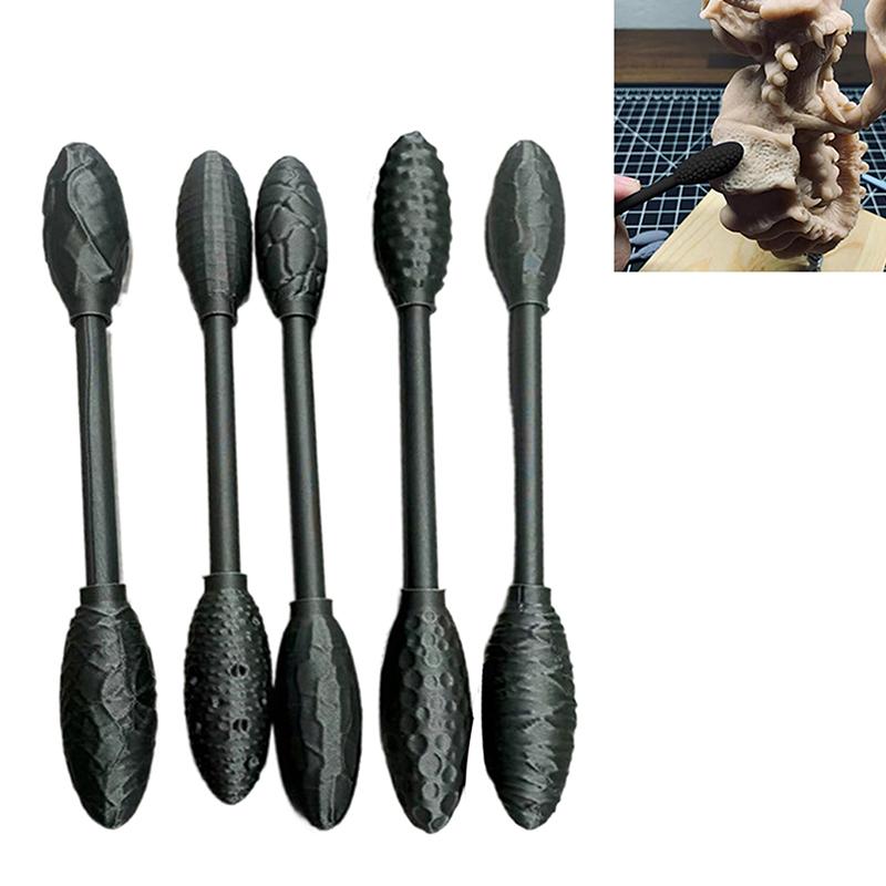 Наборы текстурных инструментов для глиняного искусства, наборы для моделирования глиняных узоров, наборы для текстурной прокатки, тиснения, ручные валики для поделок своими руками