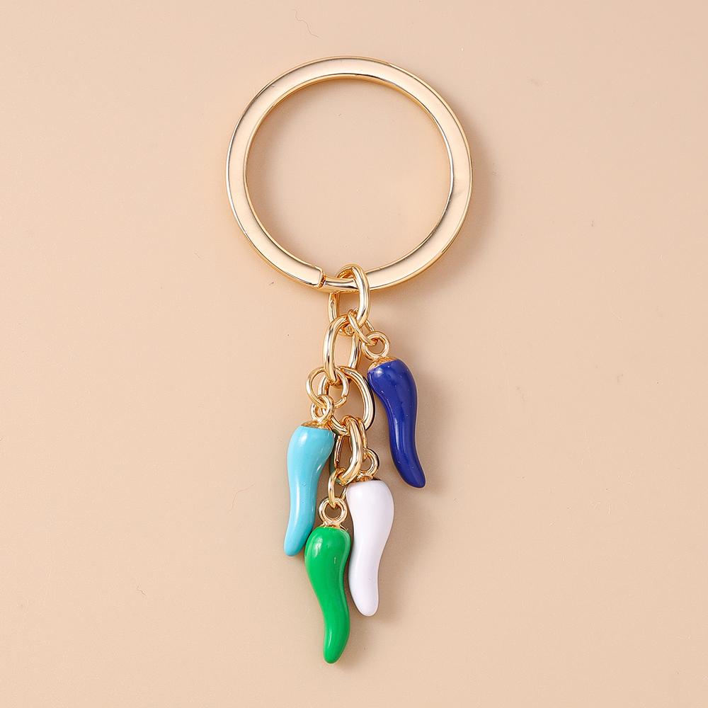 Cute Simulation Chili Keychain Women Girls Pepper Key Ring Pendants for Handbag Decor DIY Handmade Key Chain Jewelry Gifts