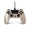 Game Controller - PS4 - PS4 Gold - Wired - Yellow - Double Vibration