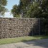 VidaXL Gabion Basket with Lid 200x100x100 Cm Galvanized Iron, Gabion Wall, Gabion Retaining Wall, Fence In 3295192