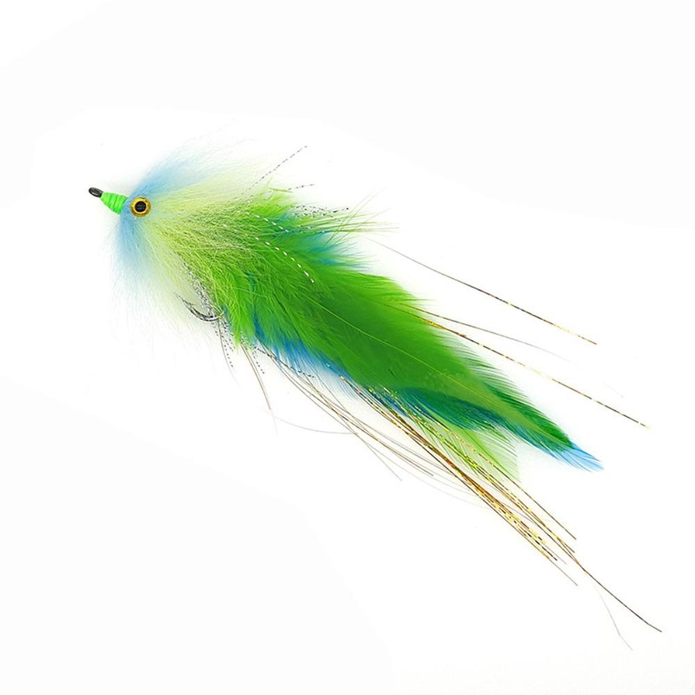 Colorful ribbon fly fish Tuna Lures Flash line Squid Skirt Lure Freshwater Saltwater
