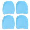 Heel Support Cups Shock Absorption Elastic Heel Pad Breathable Half Heel Insole for Pain Relief