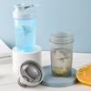 1 Set 400ML Water Cup Leak-Proof Portable Shaker Bottle High-temperature Resistant Shaker Cup for Drinks Milk