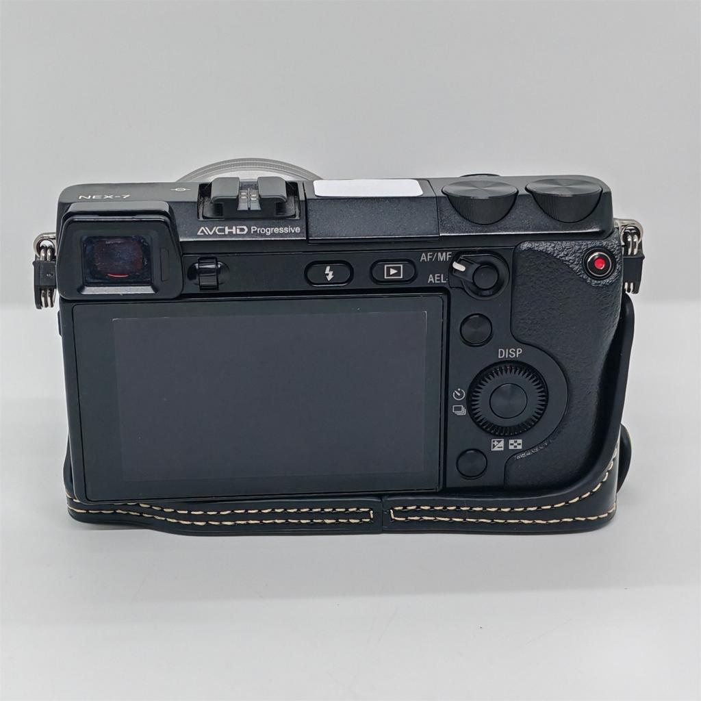 Для Sony NEX-7/NEX-6 Полукорпусный чехол для камеры с доступом к батарее Нижний чехол из ПУ кожи