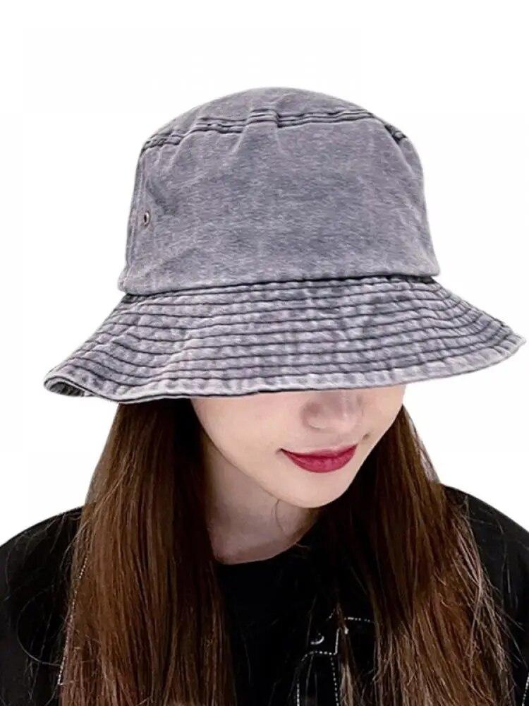 Рыбацкая шляпа с крышкой для лица, женская весенне-летняя шляпа-тазик, шляпа-ведро, солнцезащитная шляпа