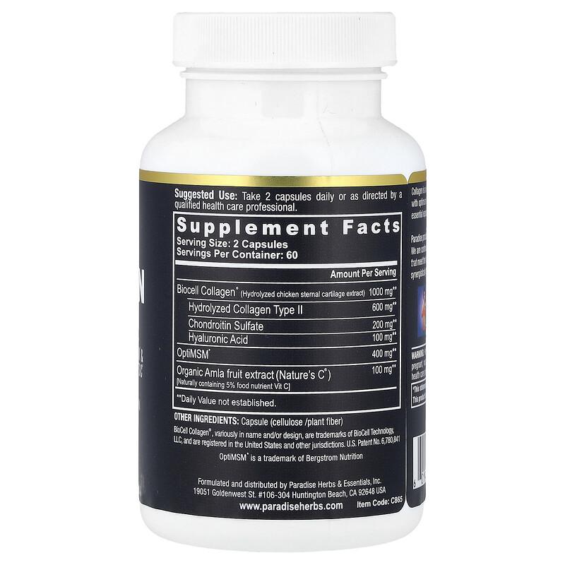 Collagen Extreme® with BioCell Collagen®, OptiMSM® & Nature's C®, 120 Capsules
