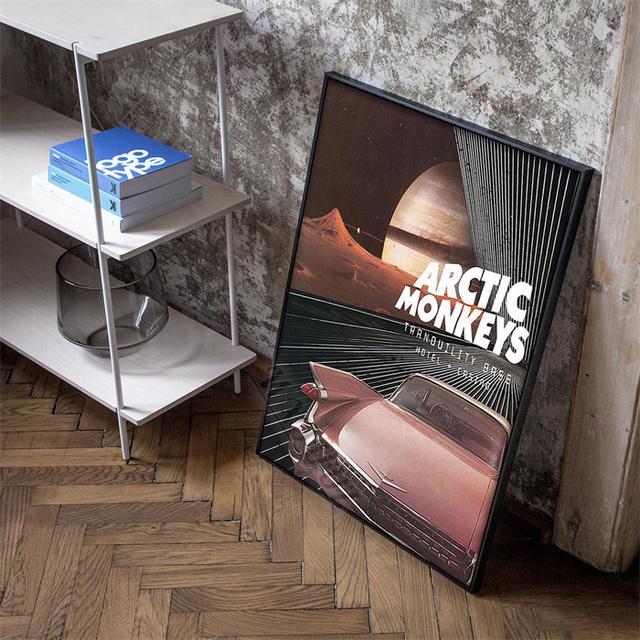 Classic Band Arctic Monkey Music 80s Retro Pictures Fan Room Living Room Art