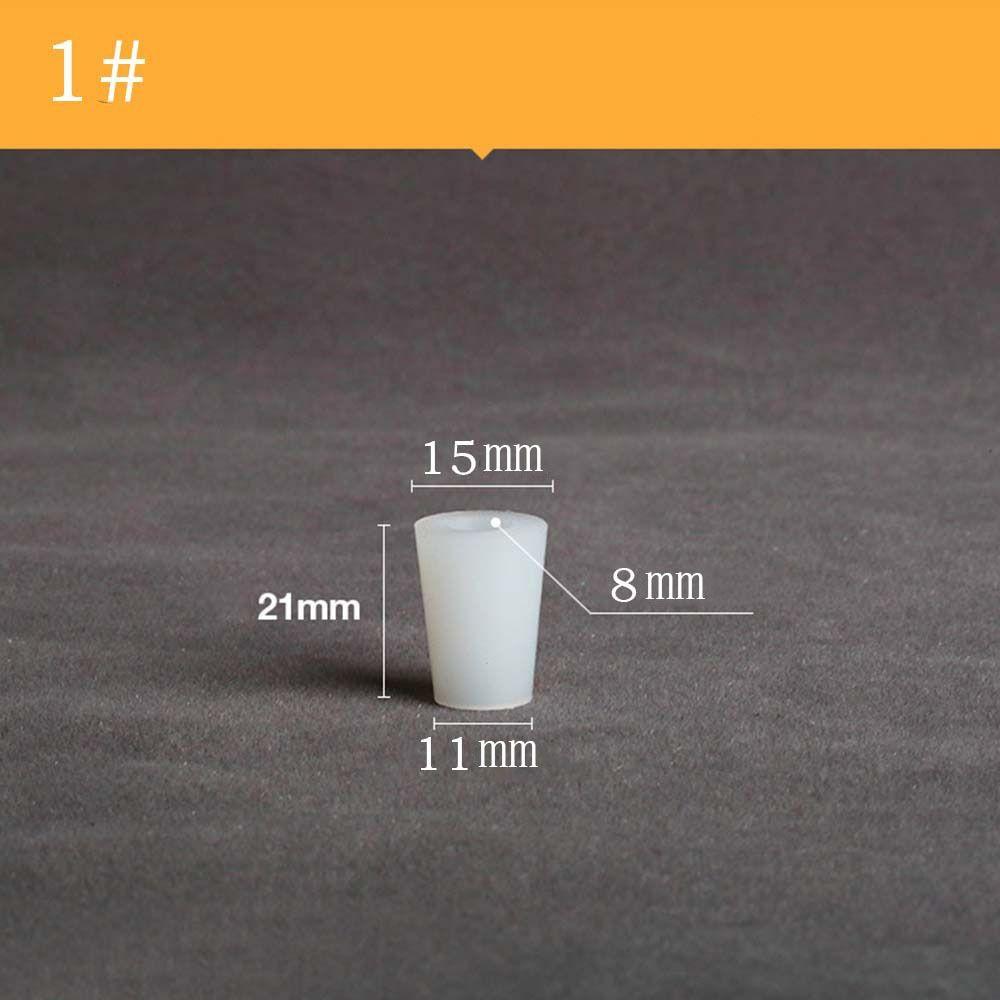 Hollow Water Pipe Wide Mouth Bottle Silicone Fermenter Cover Silicone Plug Test Tube Bottle Stopper