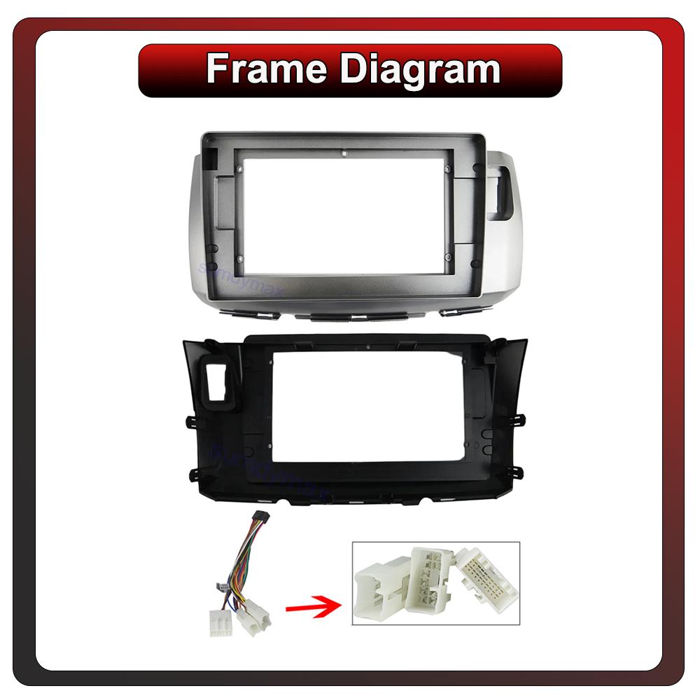 2Din Android Car-Play Car Radio,Toyota Passo Sette Daihatsu 2008-2022,Multimedia Player Head Unit Stereo GPS Navigation BT WIFI,2+32GB