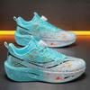 Youth style shoes Lightweight Breathable Running Shoes Boys Low-Cut Training Sneakers With Mesh Upper Cushioned Sole