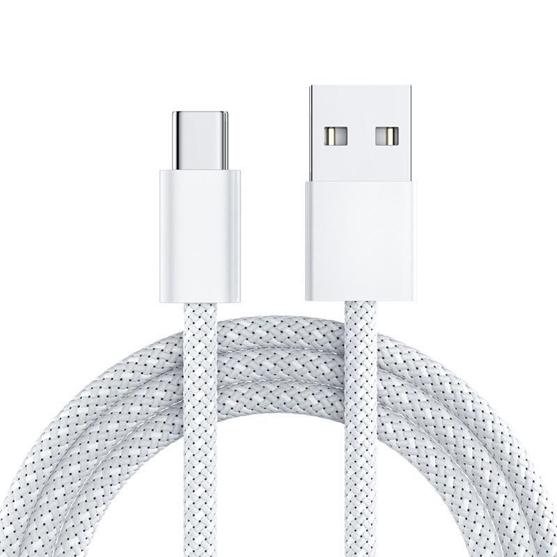 Кабель для передачи данных Type-C цвета макарон для Apple 15/16, Samsung - Кабель USB для быстрой зарядки