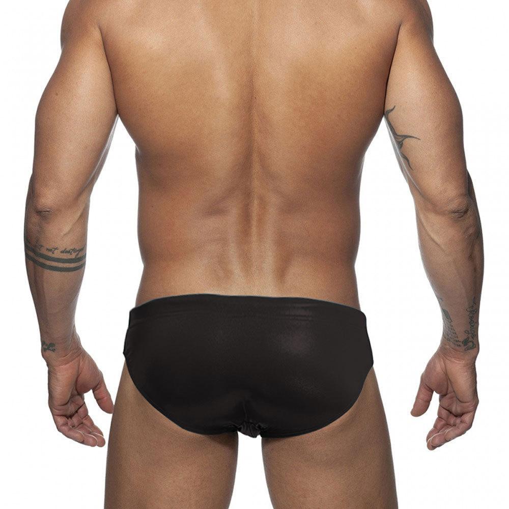 Men's Sparkly Low Waist Quick Dry Triangle Swimming Briefs