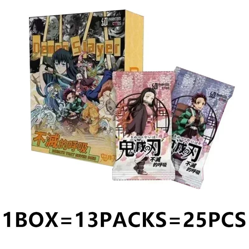 Официальный Kimetsu no Yaiba Том 7 Танджиро Незуко TCG Коллекционные Карты Бустерная Коробка Оригинальные Аниме Коллекционные Предметы Подарки для Фанатов
