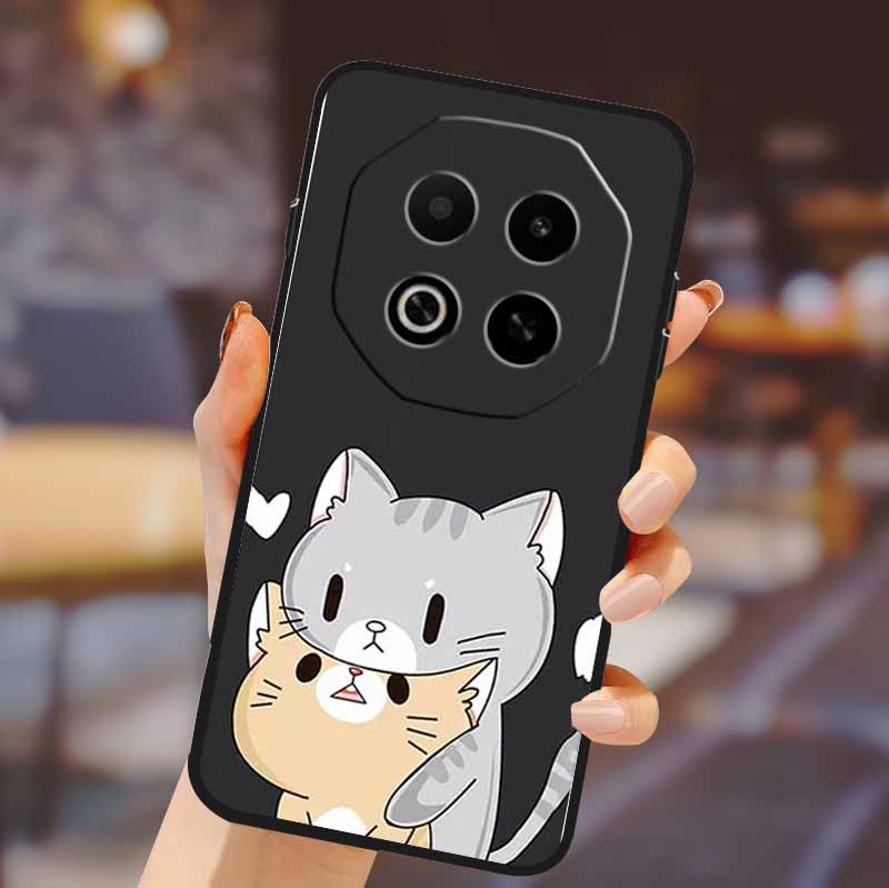 Чехол для телефона Meizu Note 16 Чехол Meizu Note16 Милый Мультяшный Мягкий ТПУ Щит Раскрашенный Кот Силиконовая Задняя Панель Funda для Meizu Note16