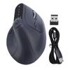 Ergonomic Vertical Wireless Mouse Bluetooth and 2.4GHz Dual Mode Adjustable DPI Rechargeable Silent