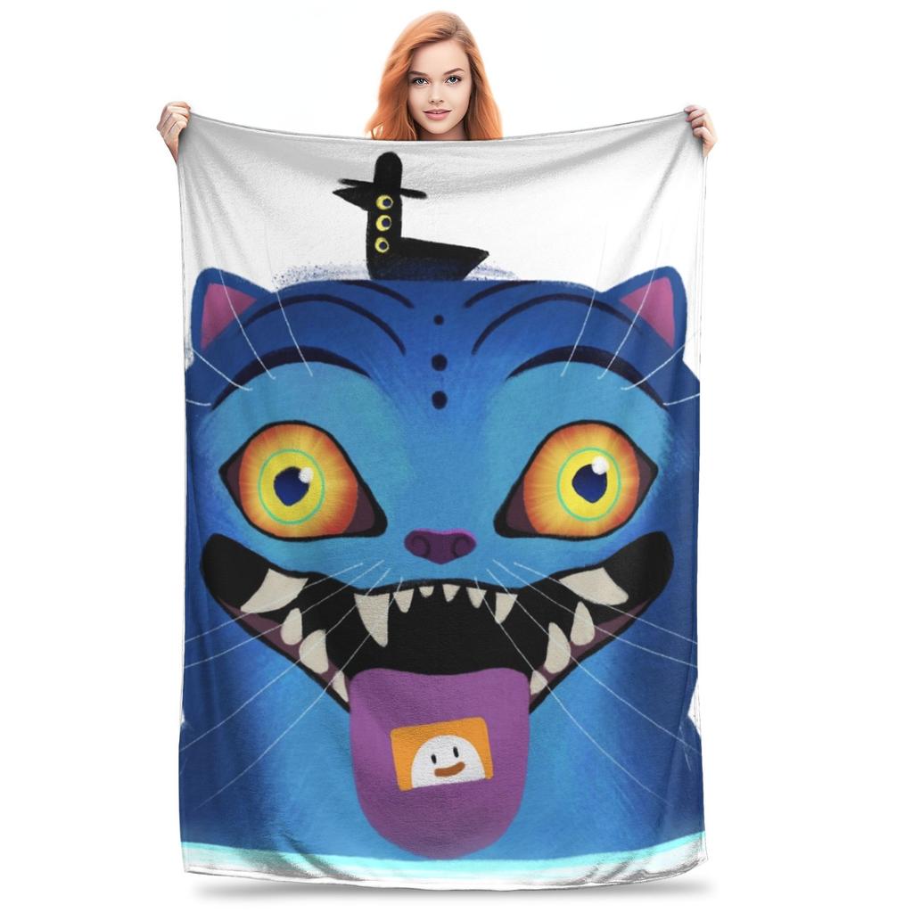 KPop Demon Hunters Huntrix Blankets Flannel Autumn/Winter Portable Soft Throw Blankets for Bedding Couch Bedspreads