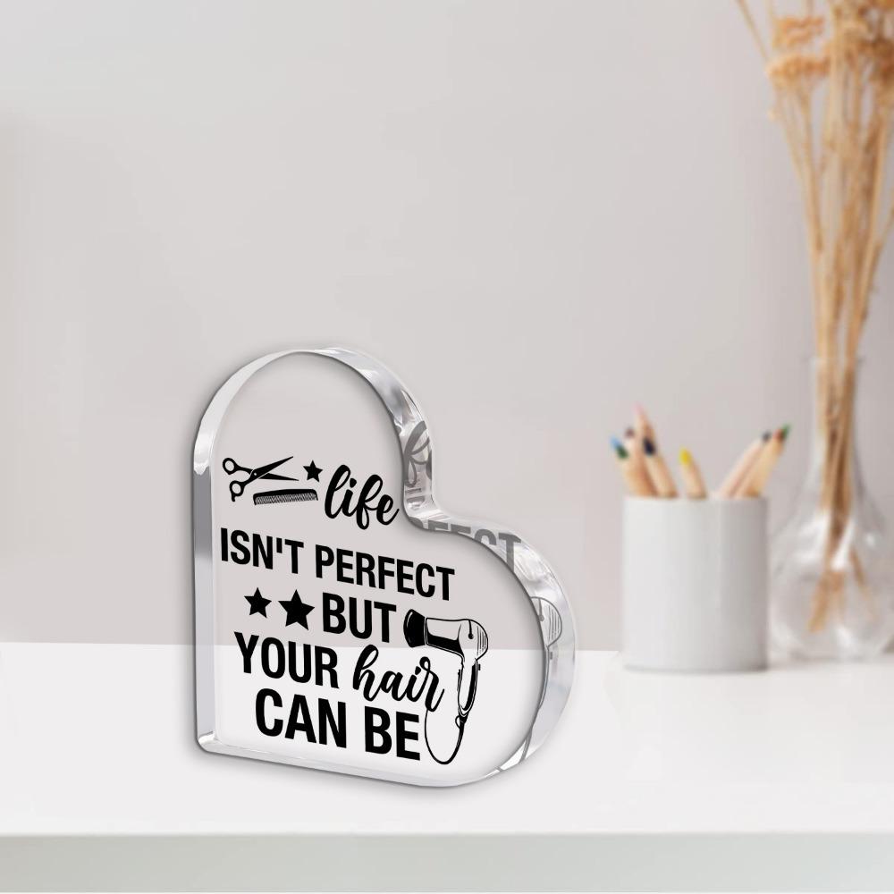 Hairstylist Heart Plaque - Appreciation Gift for Beauty Professionals
