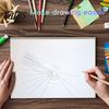 Трафарет для дудлинга для взрослых Мандалы Инструмент-линейка с отверстиями, Круглый инструмент для точечного искусства, Циркуль Трафареты для рукоделия Новички Угломер Прямая Точечная разметка