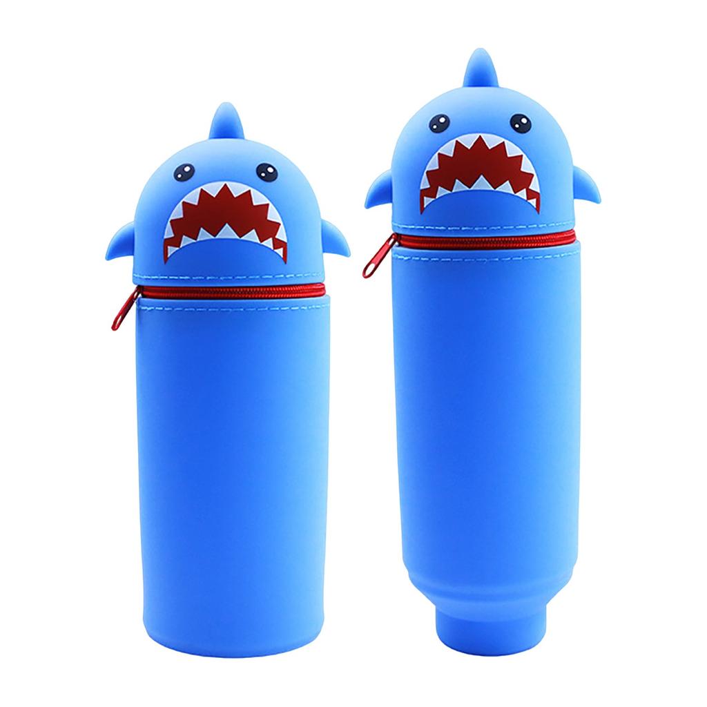 Silicone Pencil Bag Creative Retractable Stationery Pen Holder Student Pen Holder