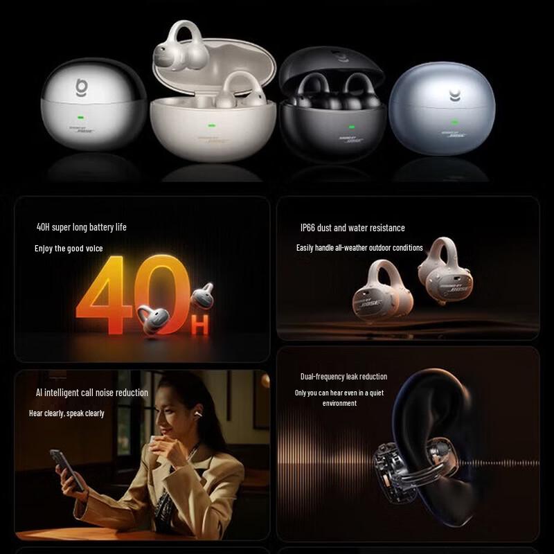 Baseus Вдохновляющие Bluetooth-наушники с открытым ухом Bose Open-Ear Clip XC1 Sound