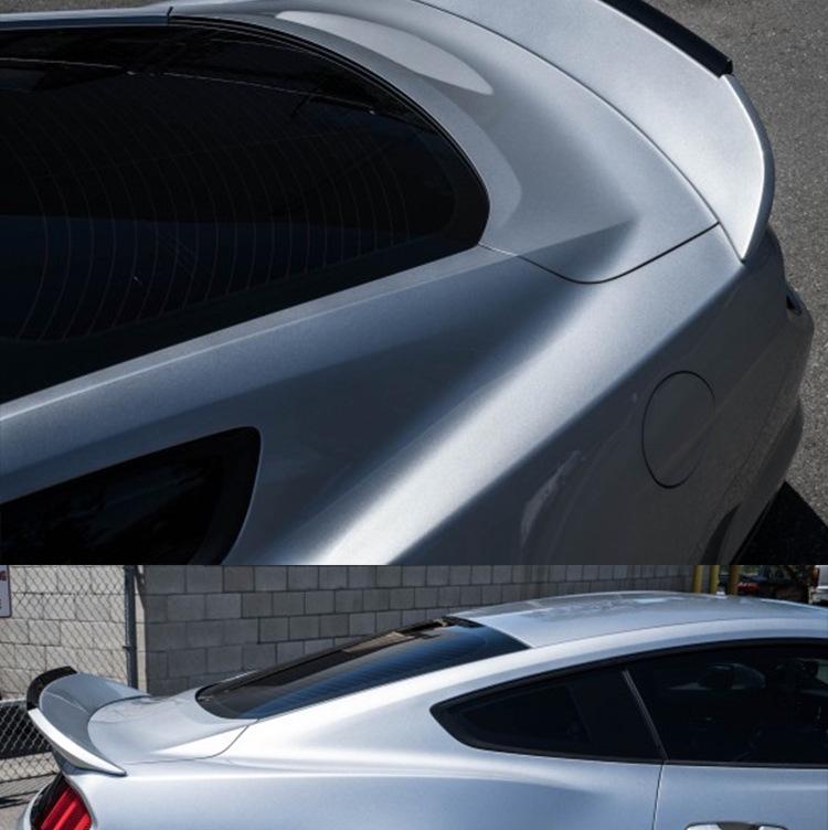 15-23 Ford Mustang TF Carbon Fiber Rear Wing - Trufiberya Punch-Free Install