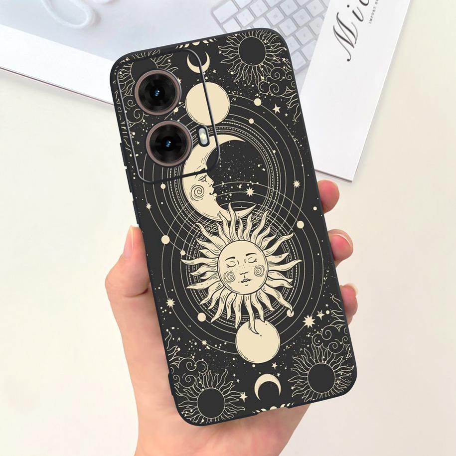 Для Motorola Moto G85 5G Чехол Милые Девочки-Астронавты Мягкий Силиконовый ТПУ Чехол для Телефона Для Moto G85 2024 Funda G 85 MotoG85 Матовый Чехол