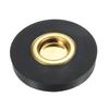 Cello Bass Lock Stop, Bass Round Endpin Rubber Stopper, Cello Anti-Slip Floor Stand Holder, Black/Golden, for Cello Non-Slip