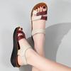 Fashion Classic Soft Bottom Leather Woman Sandals Soft Bottom Mother Shoes Mixed Colors Fashion Female Sandals New Mother Sandals