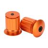 Bike Handlebar Plug Bike Expansion Locking Handlebar Block Aluminum Handlebar End CapOrange