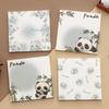 1 Piece Cartoon Adhesive Cute Kawaii Panda Notes Notepad Memo Pad Office School Supplies Stationery Sticker Decoration